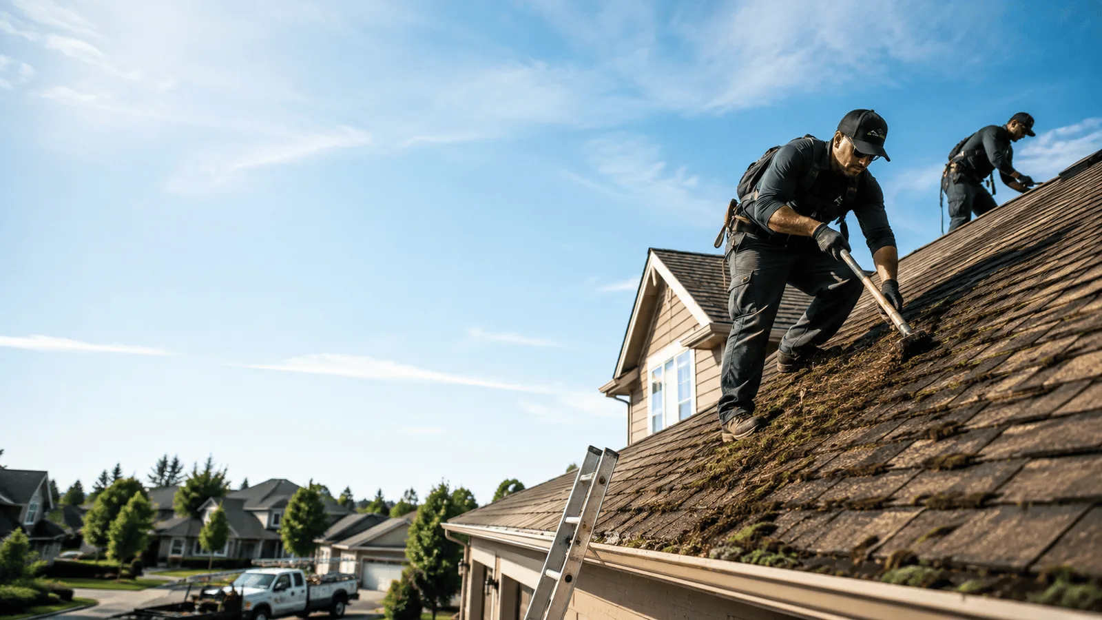 Roof Moss Removal in Tyrone, OK near me